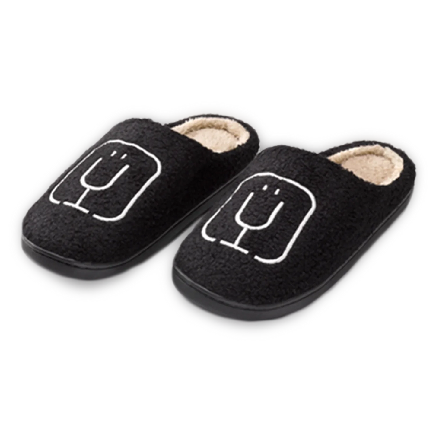 brumate-fuzzy-slippers-black-k5 apparel-slippers.webp