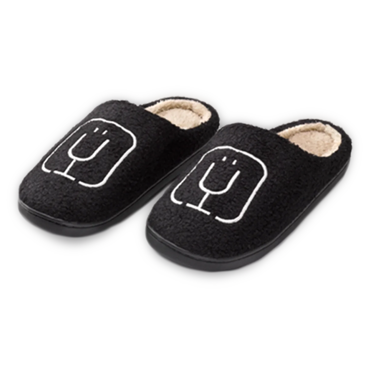 brumate-fuzzy-slippers-black-k5 apparel-slippers.webp